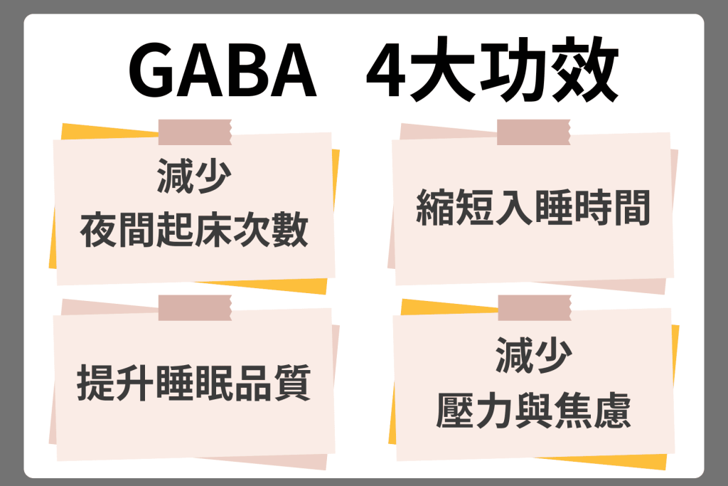 4大GABA功效